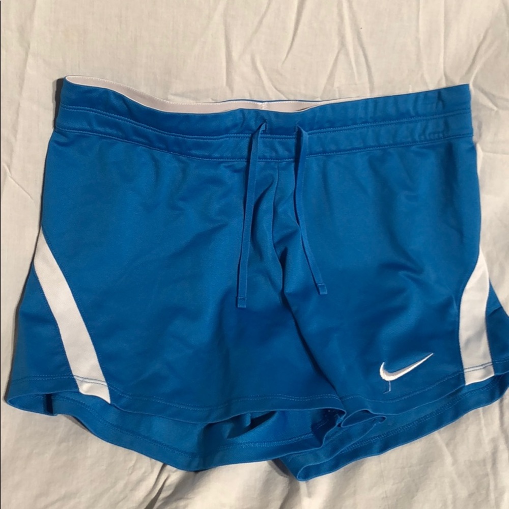 Blue nike basketball/ soccer shorts